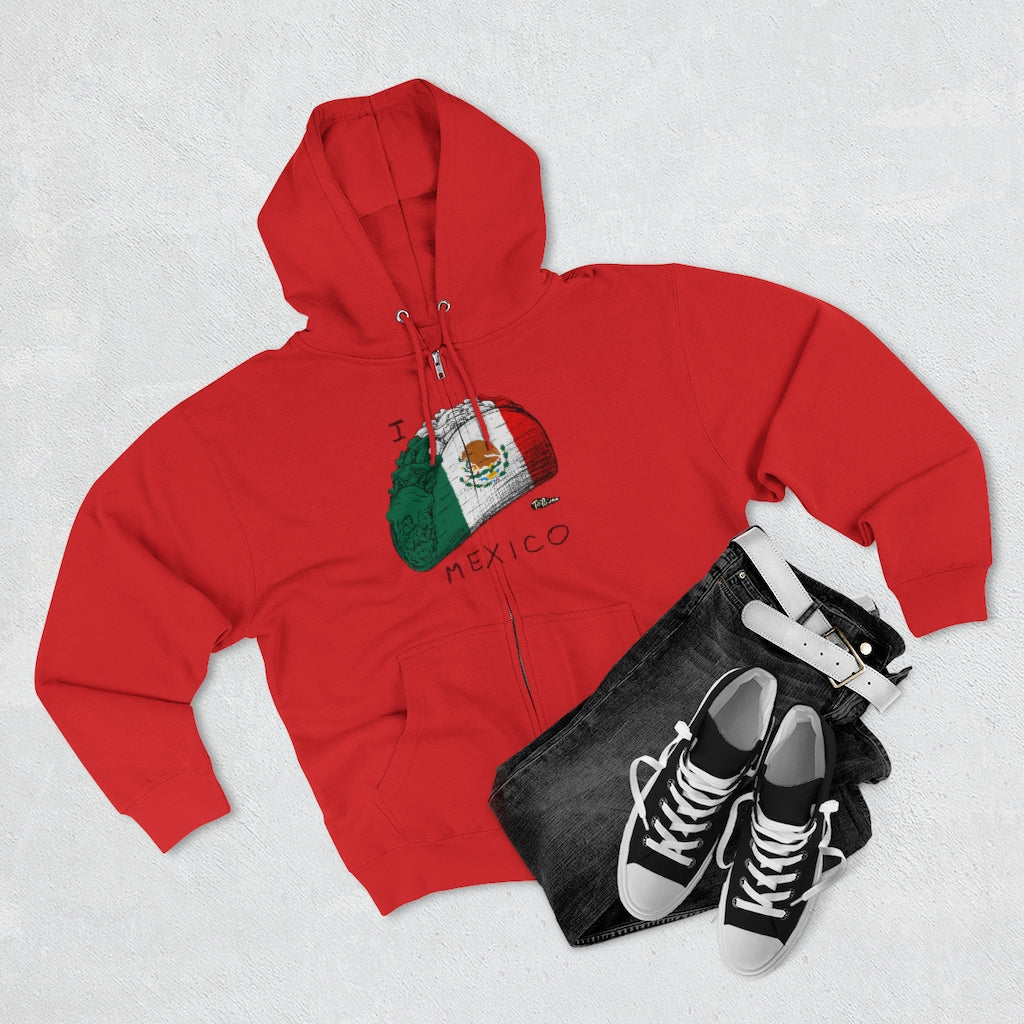 Outlet I Taco Mexico Full Zip Hoodie