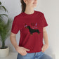 Full Of Love Dachshund 4 Unisex Jersey Short Sleeve Tee