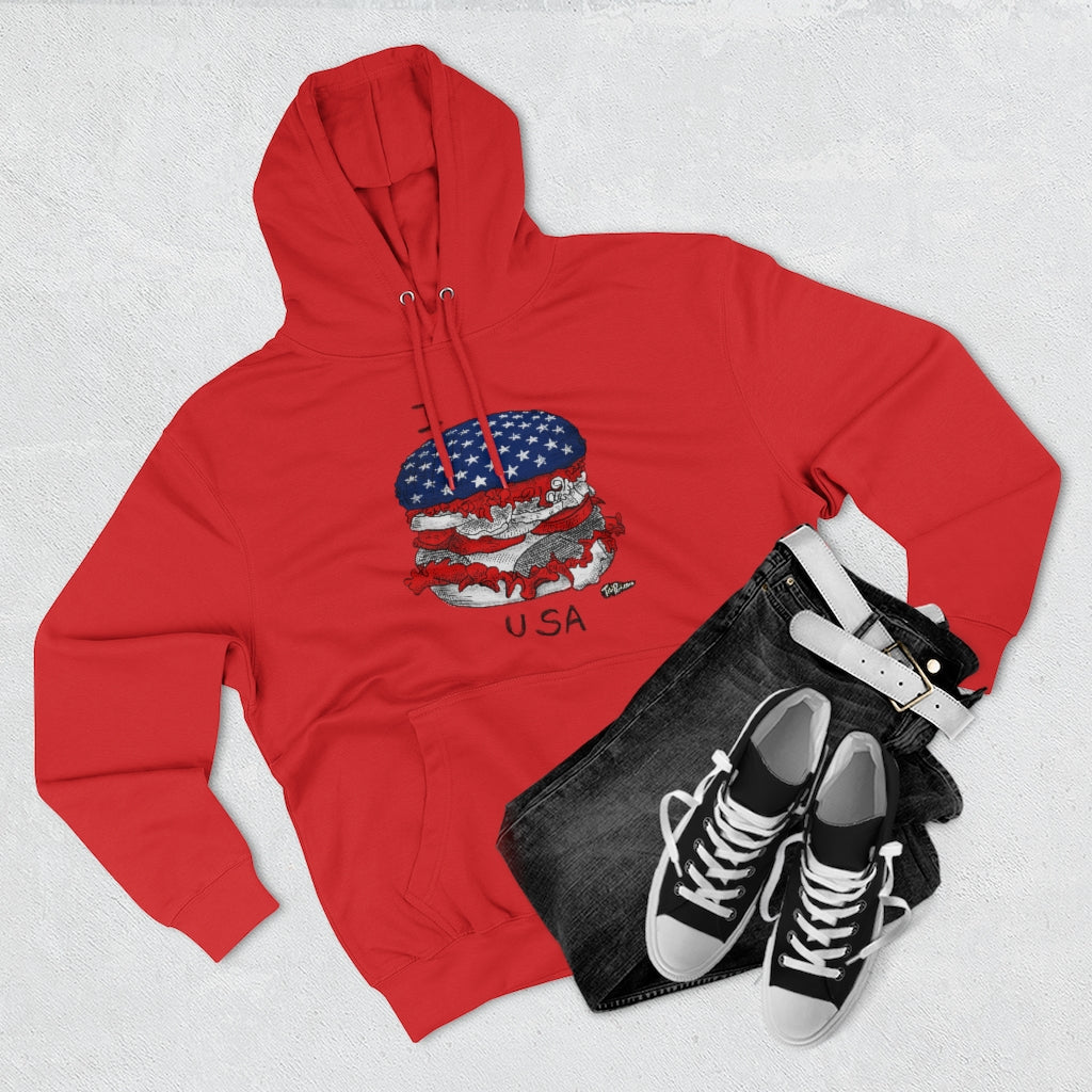 I Hamburger USA Hoodie