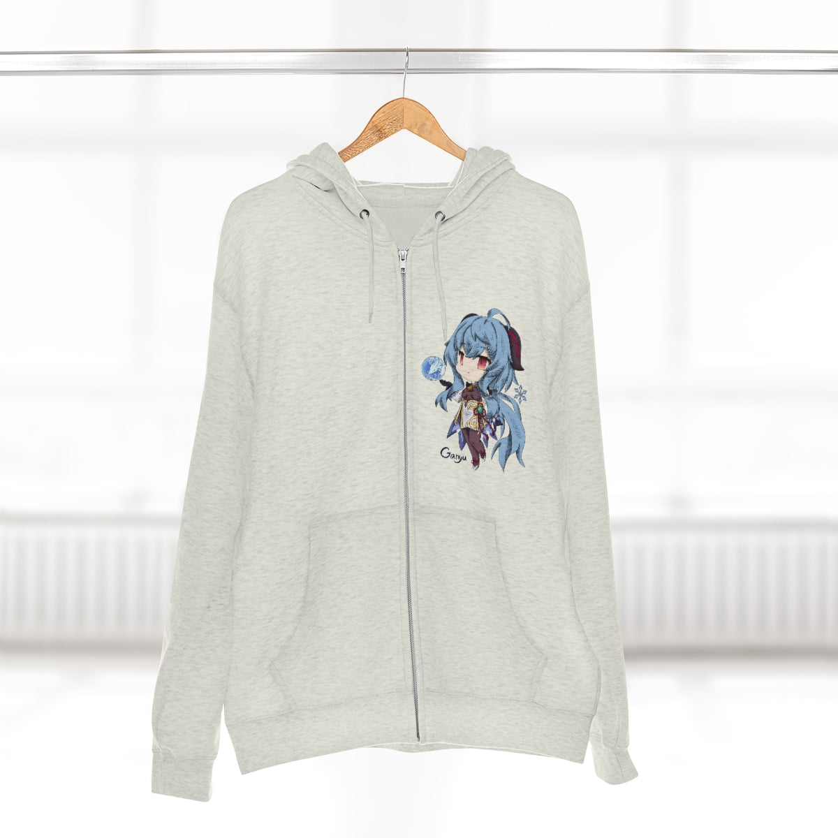 GANYU Genshin Impact Unisex Premium Full Zip Hoodie