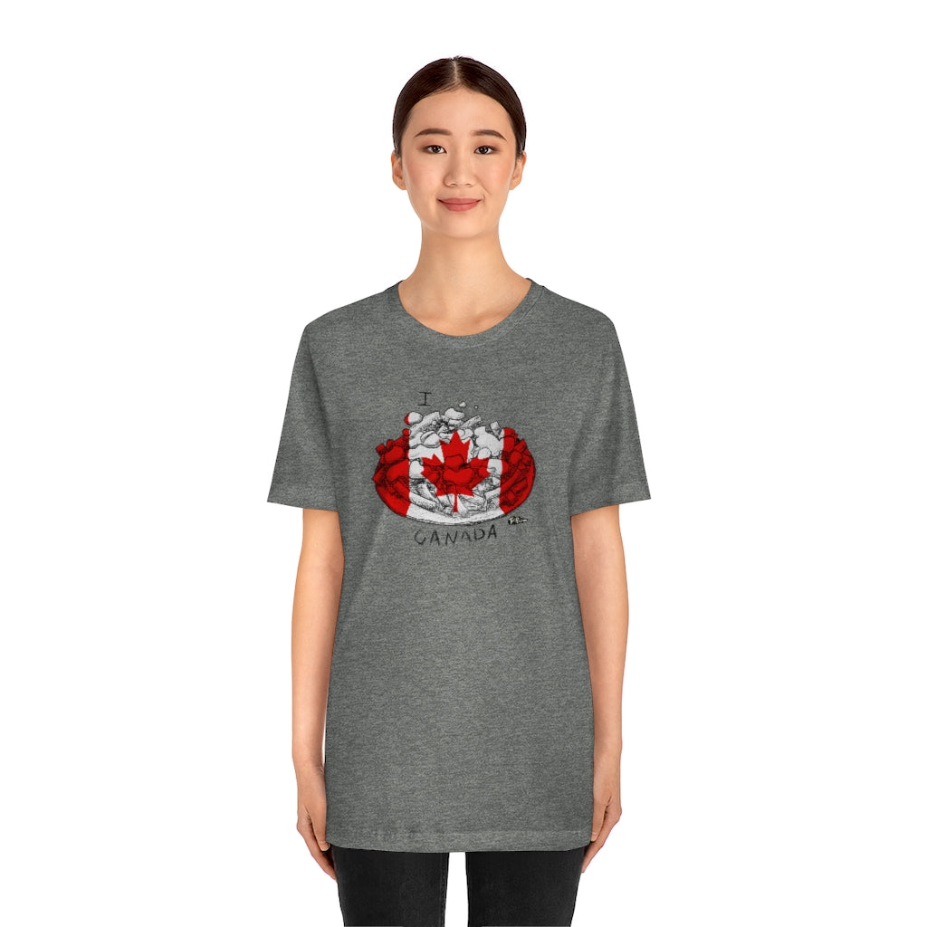 I Poutine CANADA Unisex T-Shirt