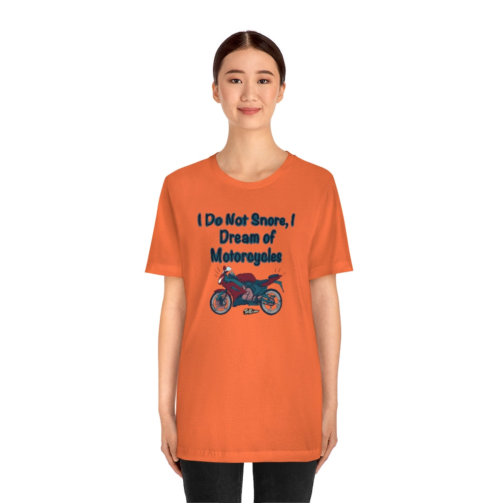 Dream of Blue Motorcycles Unisex T-Shirt