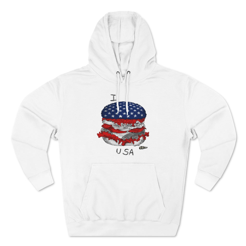 I Hamburger USA Hoodie