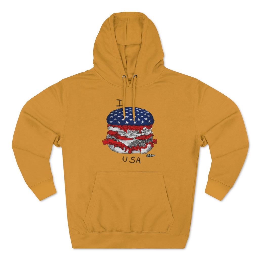 I Hamburger USA Hoodie