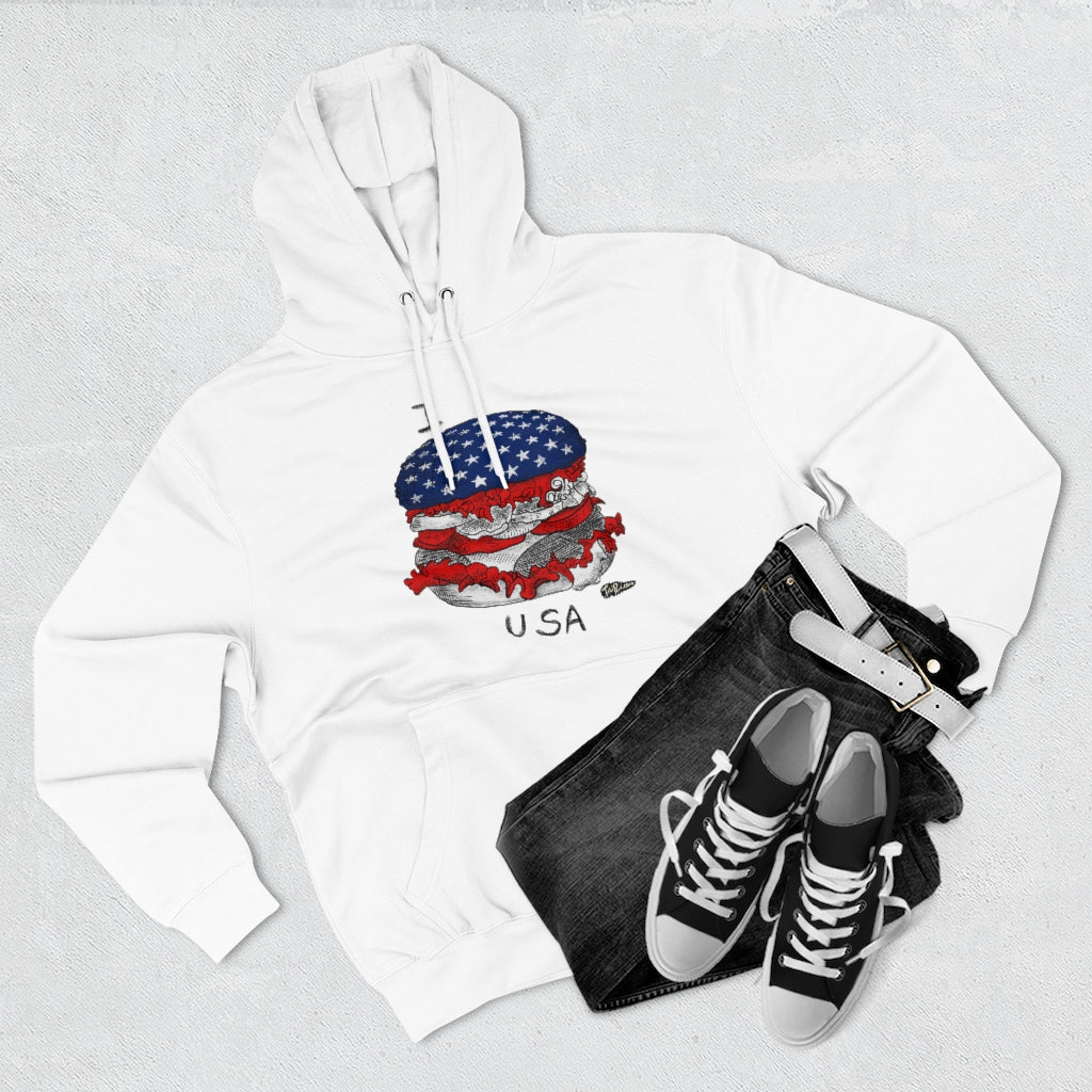 I Hamburger USA Hoodie