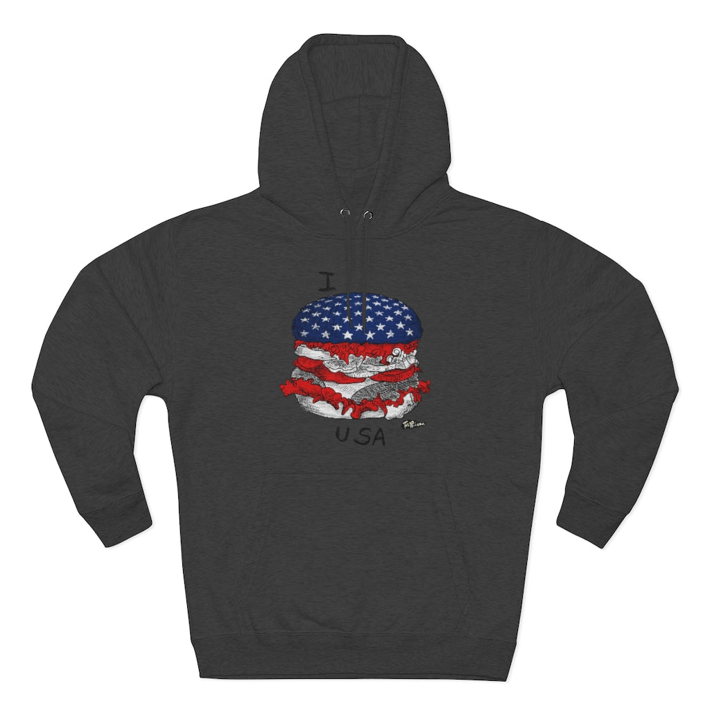 I Hamburger USA Hoodie