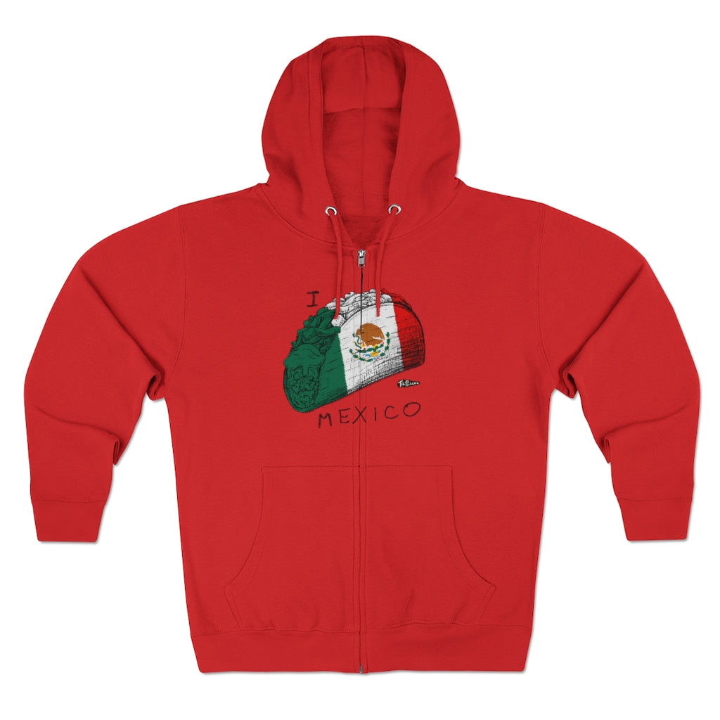 Outlet I Taco Mexico Full Zip Hoodie