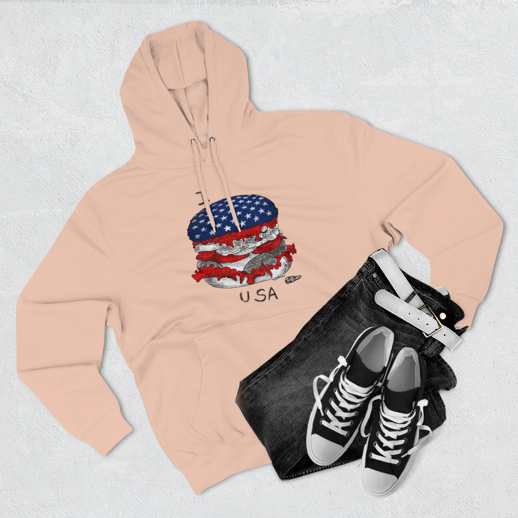 I Hamburger USA Hoodie