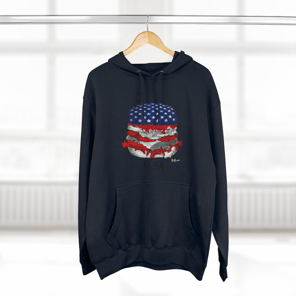 I Hamburger USA Hoodie