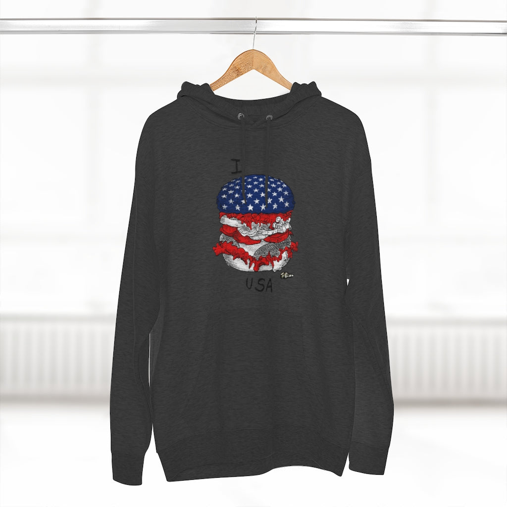 I Hamburger USA Hoodie