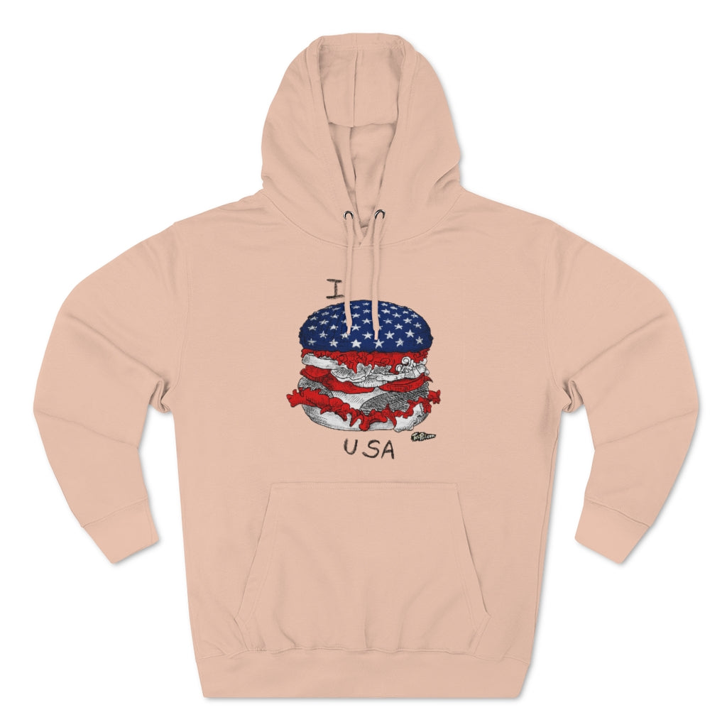 I Hamburger USA Hoodie