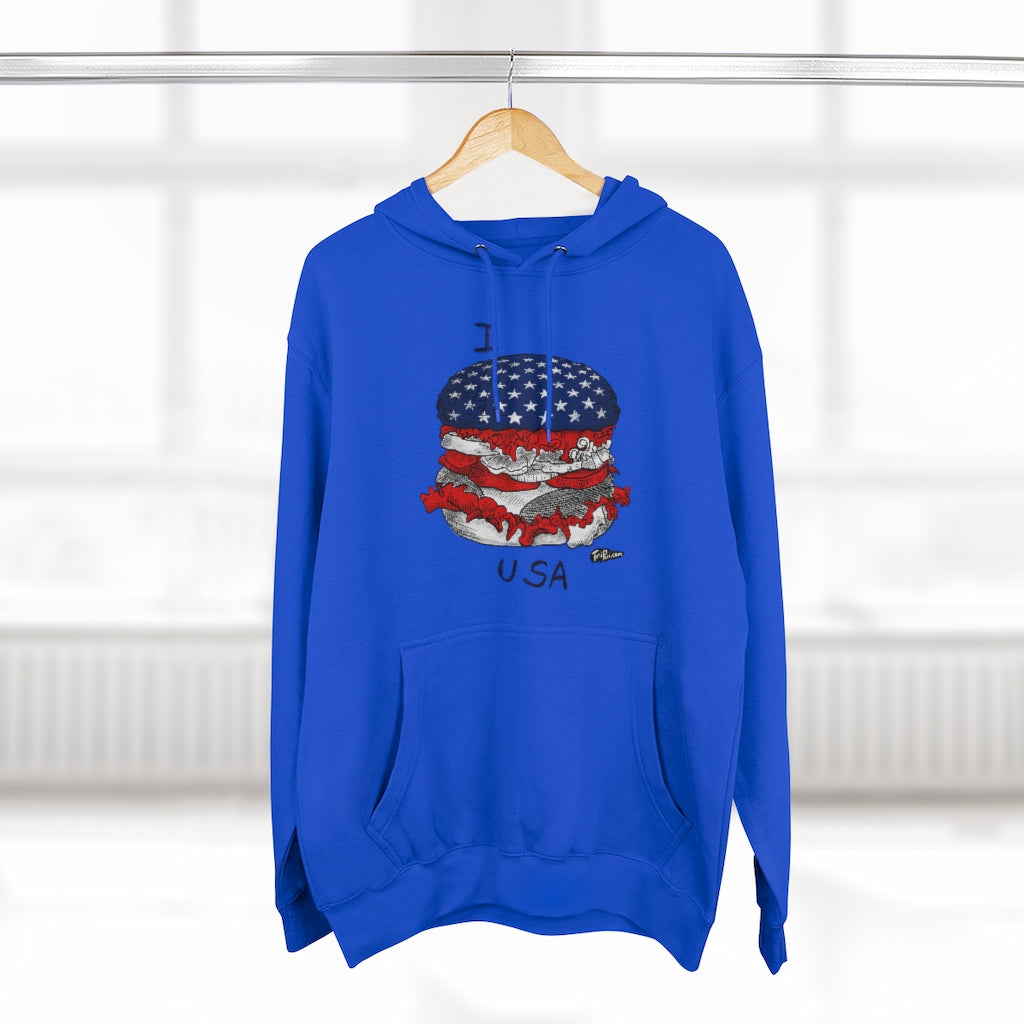 I Hamburger USA Hoodie