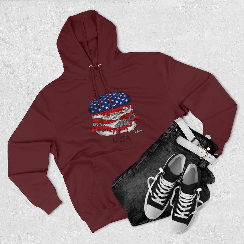 I Hamburger USA Hoodie