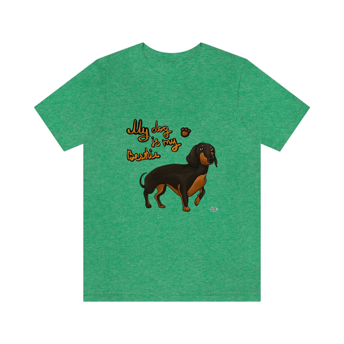 My Dog Is My Bestie Unisex Jersey Short Sleeve Tee