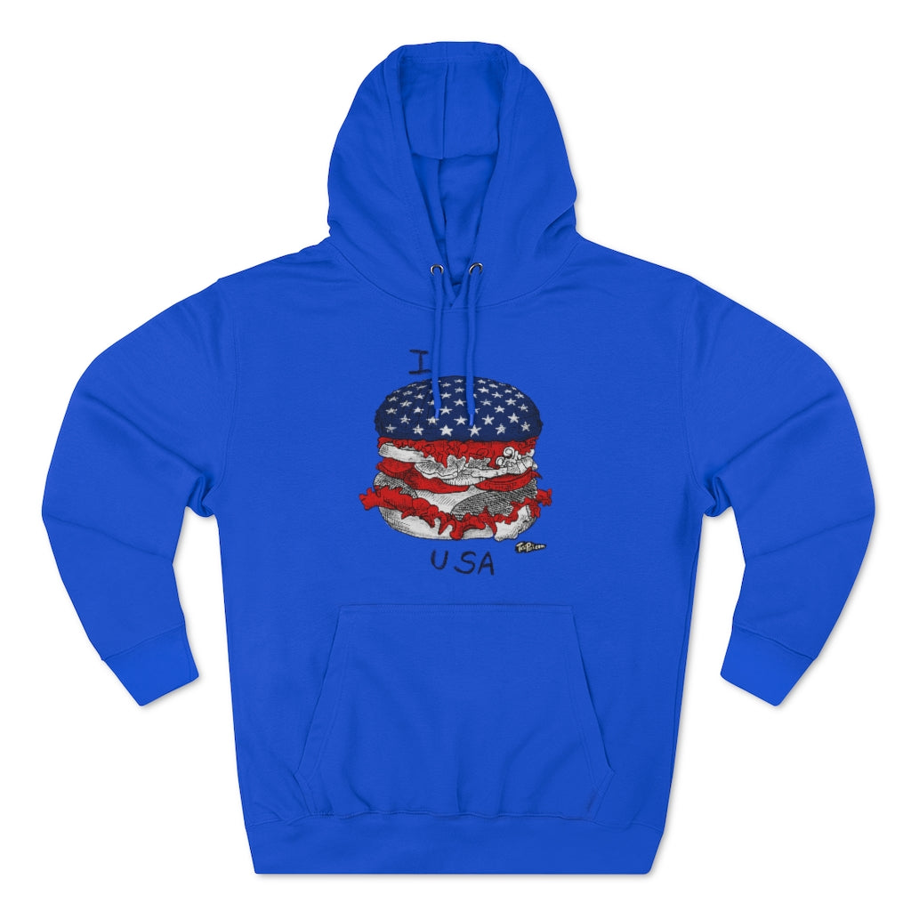 I Hamburger USA Hoodie