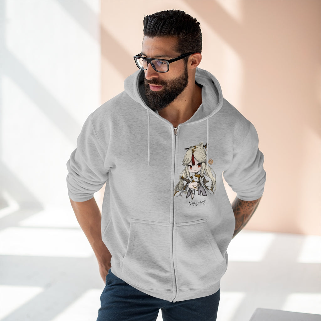 Ningguang Genshin Impact Full deals Zip Hoodie