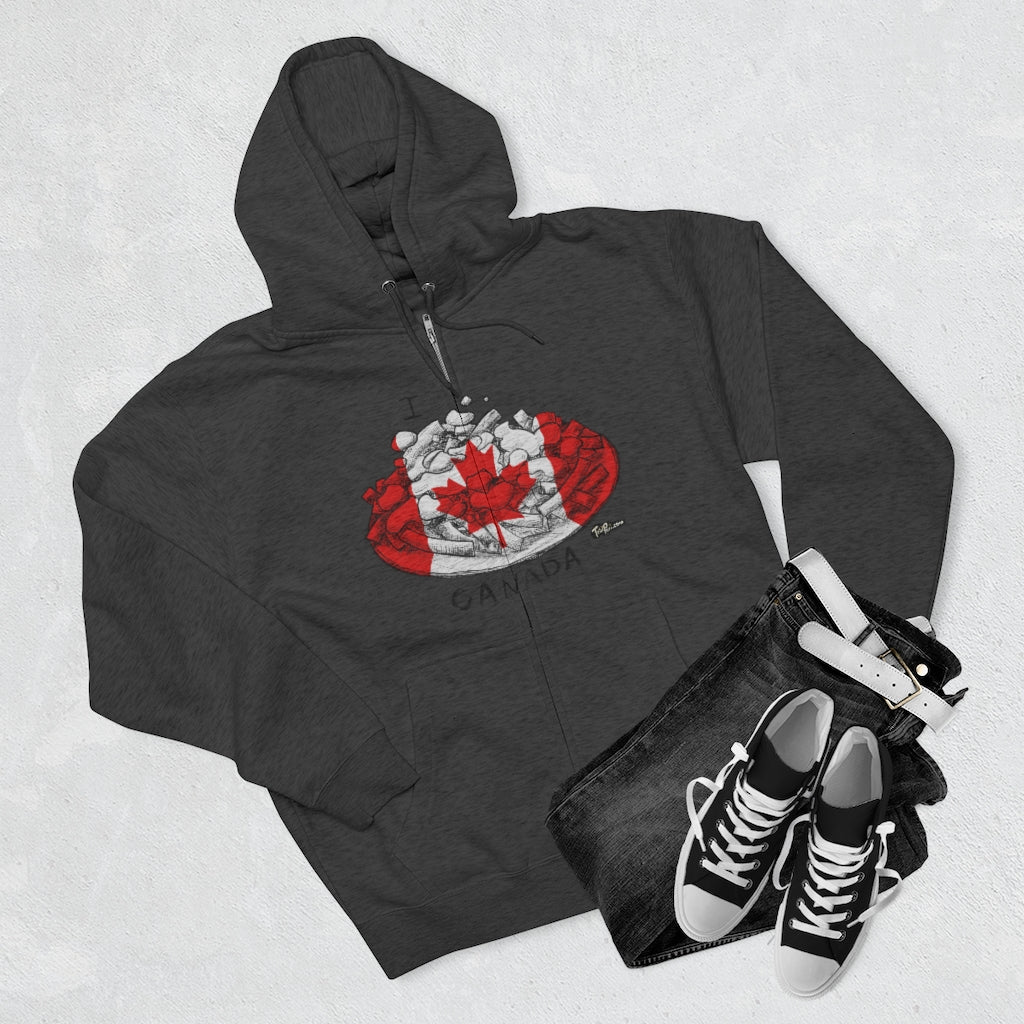 I 2024 Poutine Canada Full Zip Hoodie