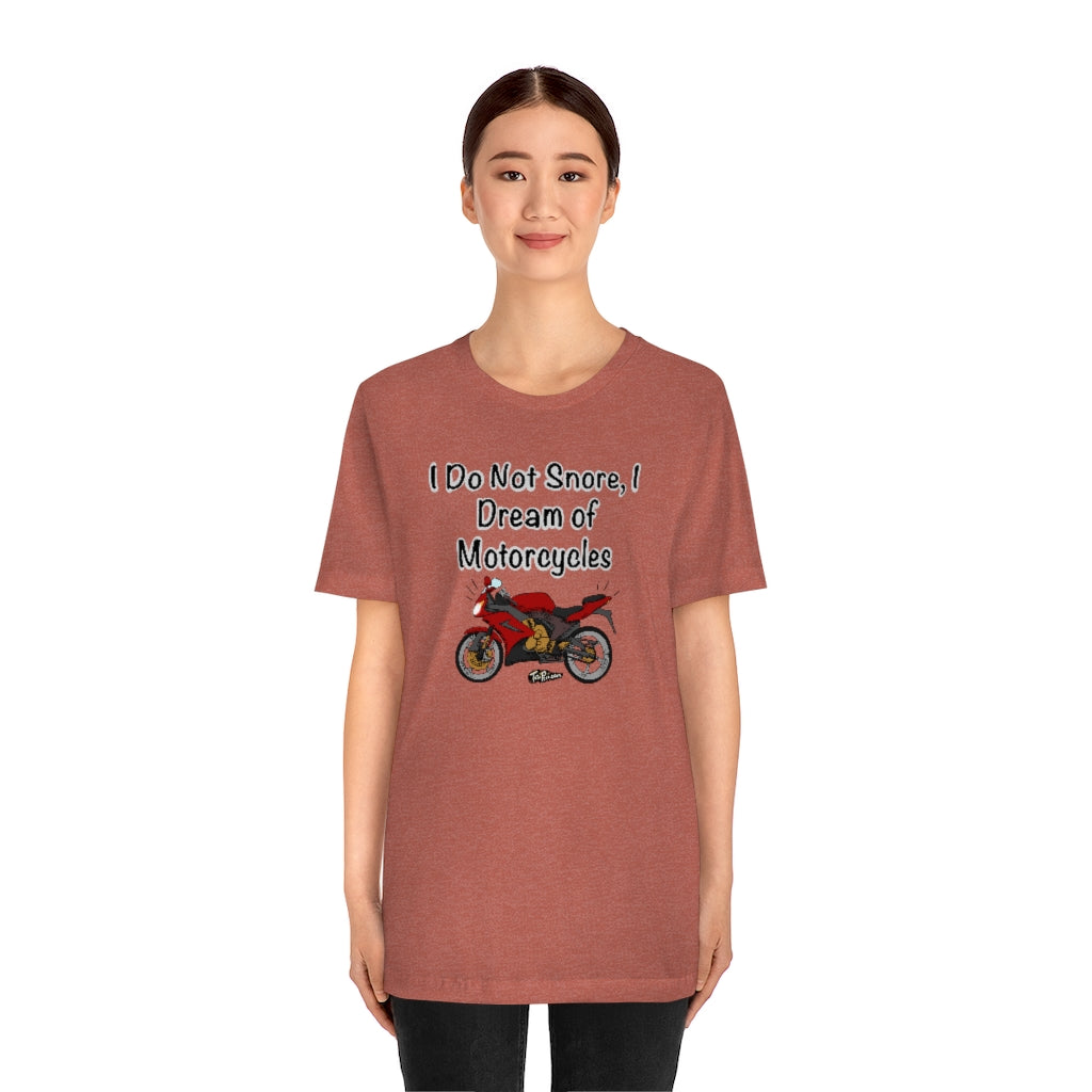 Dream of Red Motorcycles Unisex T-Shirt