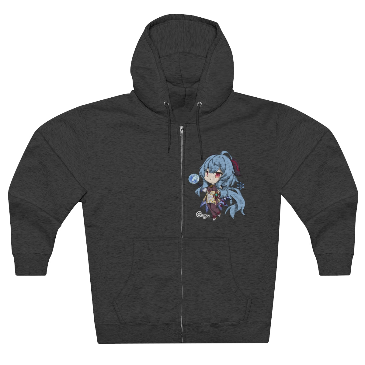 GANYU Genshin Impact Unisex Premium Full Zip Hoodie