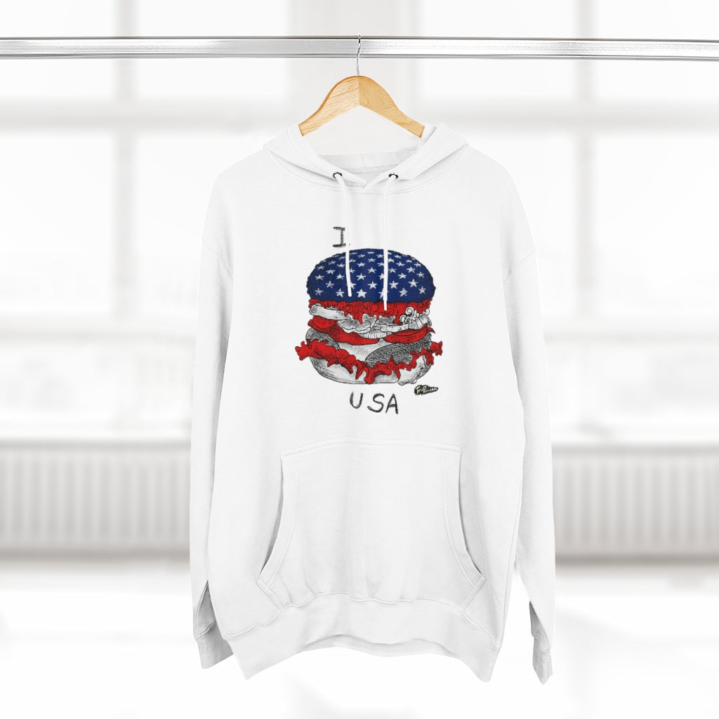 I Hamburger USA Hoodie