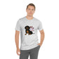 Full Of Love Dachshund 1 Unisex Jersey Short Sleeve Tee