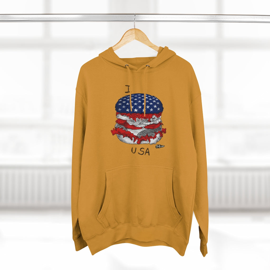 I Hamburger USA Hoodie