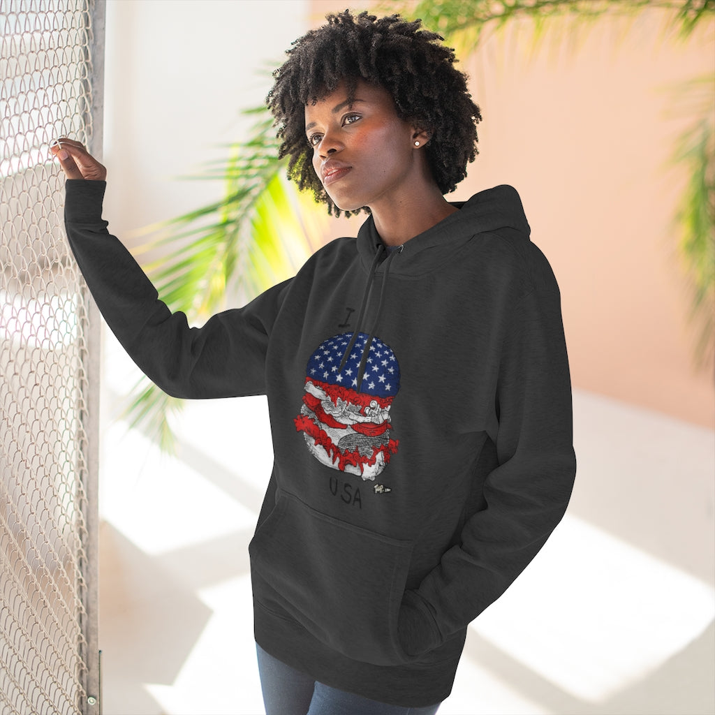 I Hamburger USA Hoodie