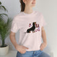 Full Of Love Dachshund 3 Unisex Jersey Short Sleeve Tee